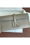 Hermes Original jige swift Leather Clutch 37088 gray  Replica