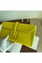 Hermes Original jige swift Leather Clutch 37088 lemon  Replica