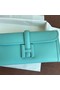 Hermes Original jige swift Leather Clutch 37088 light blue  Replica