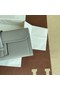 Hermes Original jige swift Leather Clutch 37088 light gray  Replica