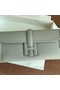 Hermes Original jige swift Leather Clutch 37088 light gray  Replica