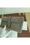Hermes Original jige swift Leather Clutch 37088 light gray  Replica