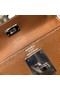 Hermes original Kelly Epsom Leather KL32 brown  Replica