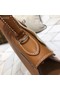 Hermes original Kelly Epsom Leather KL32 brown  Replica
