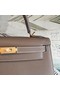 Hermes original Kelly Epsom Leather KL32 dark grey  Replica
