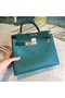 Hermes original Kelly Epsom Leather KL32 green  Replica