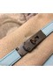 Hermes original Kelly Epsom Leather KL32 light blue Silver hardware  Replica
