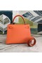 Hermes original Kelly Epsom Leather KL32 orange  Replica