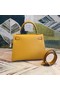 Hermes original Kelly Epsom Leather KL32 yellow  Replica