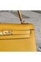 Hermes original Kelly Epsom Leather KL32 yellow  Replica