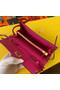 Hermes Original kelly espom leather to go woc Bag H4087 Purplish red  Replica