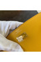 Hermes Original kelly espom leather to go woc Bag H4087 yellow  Replica
