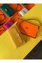 Hermes Original kelly espom leather to go woc Bag H4087 yellow  Replica