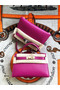 Hermes original mini Kelly chevre mysore K19CM rose&Gold Metal  Replica
