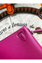 Hermes original mini Kelly chevre mysore K19CM rose&silver Metal  Replica