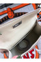 Hermes original mini Kelly chevre mysore K19CM white&silver Metal  Replica