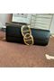Hermes Original swift Leather Clutch 36999 Black  Replica