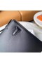 Hermes Original swift Leather KEL2278 black&gold-Tone Metal  Replica