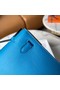 Hermes Original swift Leather KEL2278 blue&Silver-Tone Metal  Replica