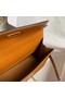 Hermes Original swift Leather KEL2278 brown&gold-Tone Metal  Replica
