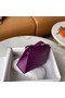 Hermes Original swift Leather KEL2278 purple&gold-Tone Metal  Replica
