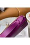 Hermes Original swift Leather KEL2278 purple&gold-Tone Metal  Replica