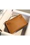 Hermes original swift leather mini Kelly K22CM H23560 Brown  Replica