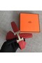 Hermes original togo 2 belt buckle & Reversible leather strap 32 mm H06454 red  Replica