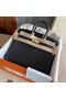 Hermes original Togo Leather HB25O Black  Replica