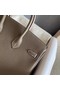 Hermes original Togo Leather HB25O dark gray  Replica