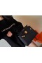 Hermes original Togo leather kelly bag KL320 black  Replica