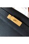 Hermes original Togo leather kelly bag KL320 black  Replica