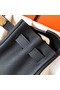 Hermes original Togo leather kelly bag KL320 black  Replica