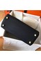 Hermes original Togo leather kelly bag KL320 black  Replica