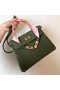 Hermes original Togo leather kelly bag KL320 Blackish green  Replica