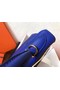 Hermes original Togo leather kelly bag KL320 blue  Replica