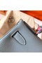Hermes original Togo leather kelly bag KL320 light blue  Replica