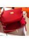 Hermes original Togo leather kelly bag KL320 red  Replica