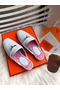 Hermes Oz Mules In White Calfskin  Replica