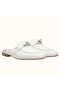 Hermes Oz Mules In White Calfskin  Replica
