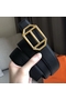 Hermes Pad Reversible Belt In Black Clemence Leather  Replica