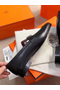 Hermes Paris Loafers In Black Goatskin  Replica
