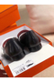 Hermes Paris Loafers In Black Goatskin  Replica