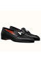 Hermes Paris Loafers In Black Goatskin  Replica