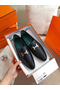 Hermes Paris Loafers In Noir Goatskin  Replica