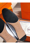 Hermes Paris Loafers In Silver Metallic Goatskin  Replica