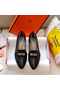 Hermes Pegase Ballerina Flats In Black Leather  Replica