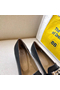 Hermes Pegase Ballerina Flats In Black Leather  Replica