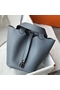 Hermes Picotin Lock 18 Bag In Blue Lin Clemence Leather  Replica