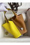 Hermes Picotin Lock 18 Bicolor Handmade Bag in Lime and Gold Clemence Leather  Replica